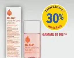 E.Leclerc Parapharmacie Gamme bi oil offre