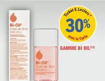 E.Leclerc Parapharmacie Gamme bi oil offre