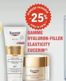 E.Leclerc Parapharmacie Gamme hyaluron-filler elasticity eucerin offre