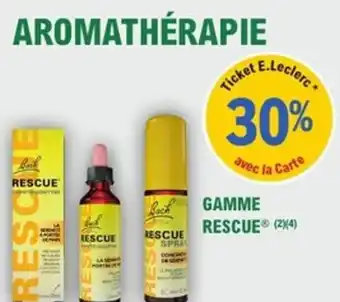E.Leclerc Parapharmacie Gamme rescue offre