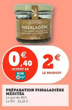 Utile MÉDITÉA Préparation pissaladière offre