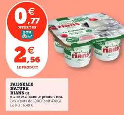 Utile RIANS Faisselle nature offre