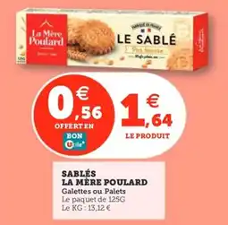 Utile LA MÈRE POULARD Sablés offre