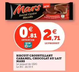 Utile MARS Biscuit croustillant caramel, chocolat au lait offre