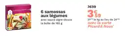 Picard 6 samossas aux légumes offre