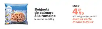 Picard Beignets de calmars à la romaine offre
