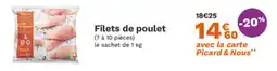 Picard Filets de poulet offre