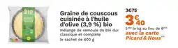 Picard Graine de couscous cuisinée à l'huile d'olive bio offre