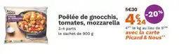 Picard Poêlée de gnocchis tomates mozzarella offre