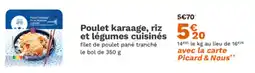 Picard Poulet karaage, riz et légumes cuisinés offre