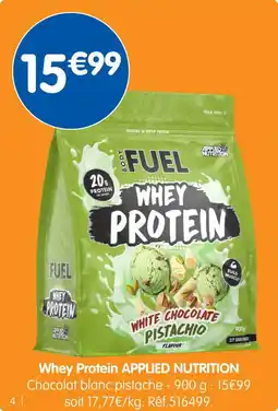b&m Whey protein applied nutrition offre