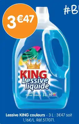 b&m Lessive king couleurs offre