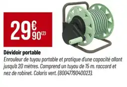 Tridôme Dévidoir portable offre