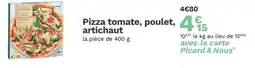 Picard Picard Pizza tomate, poulet, artichaut offre