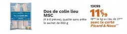 Picard picard Dos de colin lieu MSC offre