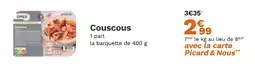 Picard picard Couscous offre