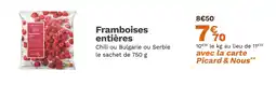 Picard Picard Framboises entières offre