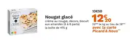 Picard Picard Nougat glacé offre