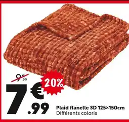 Maxi Bazar Plaid flanelle 3D offre