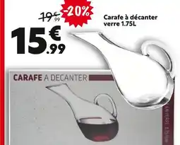 Maxi Bazar Carafe à décanter verre offre