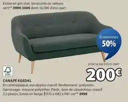 JYSK Canapé egeddal offre