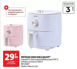 Auchan Qilive - friteuse sans huile offre