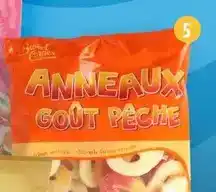 Lidl Sweet corner - anneaux goût pêche offre