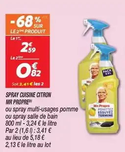 Netto Mr propre - spray cuisine citron offre