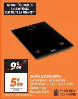 Netto Balance de cuisine digitale offre