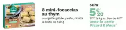 Picard Picard - 8 mini-focaccias au thym offre