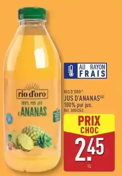 ALDI Rio - jus d'ananas offre