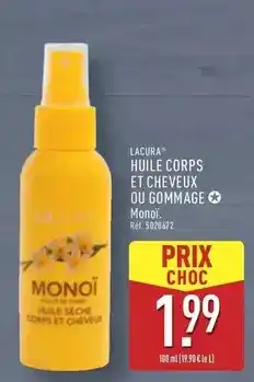 ALDI Huile corps et cheveux ou gommage offre