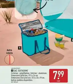 ALDI Sac isotherme offre
