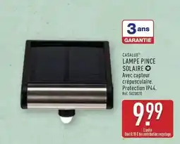ALDI Lampe pince solaire offre