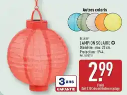 ALDI Lampion solaire offre
