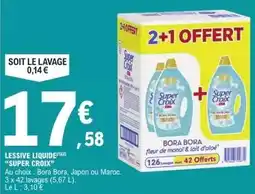 E.Leclerc Super croix - lessive liquide offre