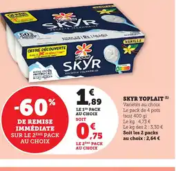 Bi1 SKYR Yoplait offre