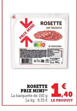 Bi1 Rosette prix mini offre