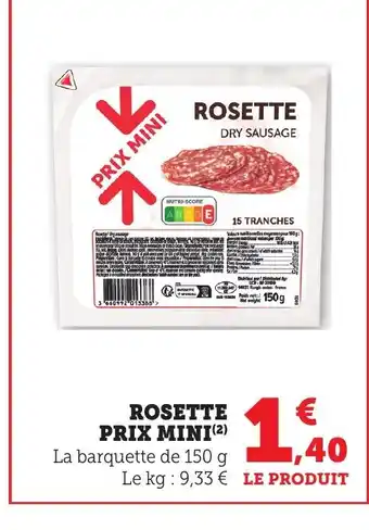 Bi1 Rosette prix mini offre