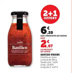 Bi1 URSINI Sauces offre