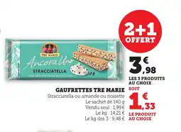 Bi1 TRE MARIE Gaufrettes offre