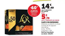 Bi1 Cafe l'or espresso offre
