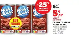 MONT BLANC Creme dessert