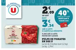 Bi1 Pulpe de tomates en des u offre