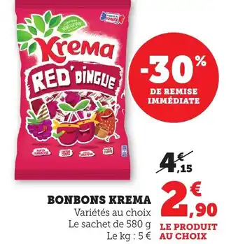 Bi1 KREMA Bonbons offre