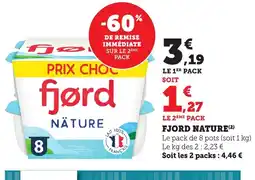 Bi1 FJORD Nature offre