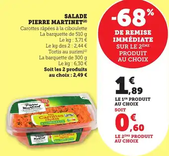 Bi1 PIERRE MARTINET Salade offre