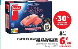 Bi1 FINDUS Filets de saumon du pacifique surgeles offre