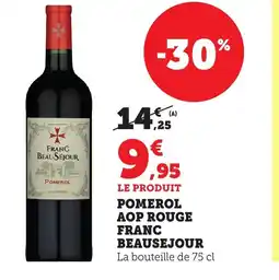 Bi1 FRANC BEAUSEJOUR Pomerol aop rouge offre