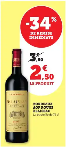 Bi1 BLAISSAC Bordeaux aop rouge offre